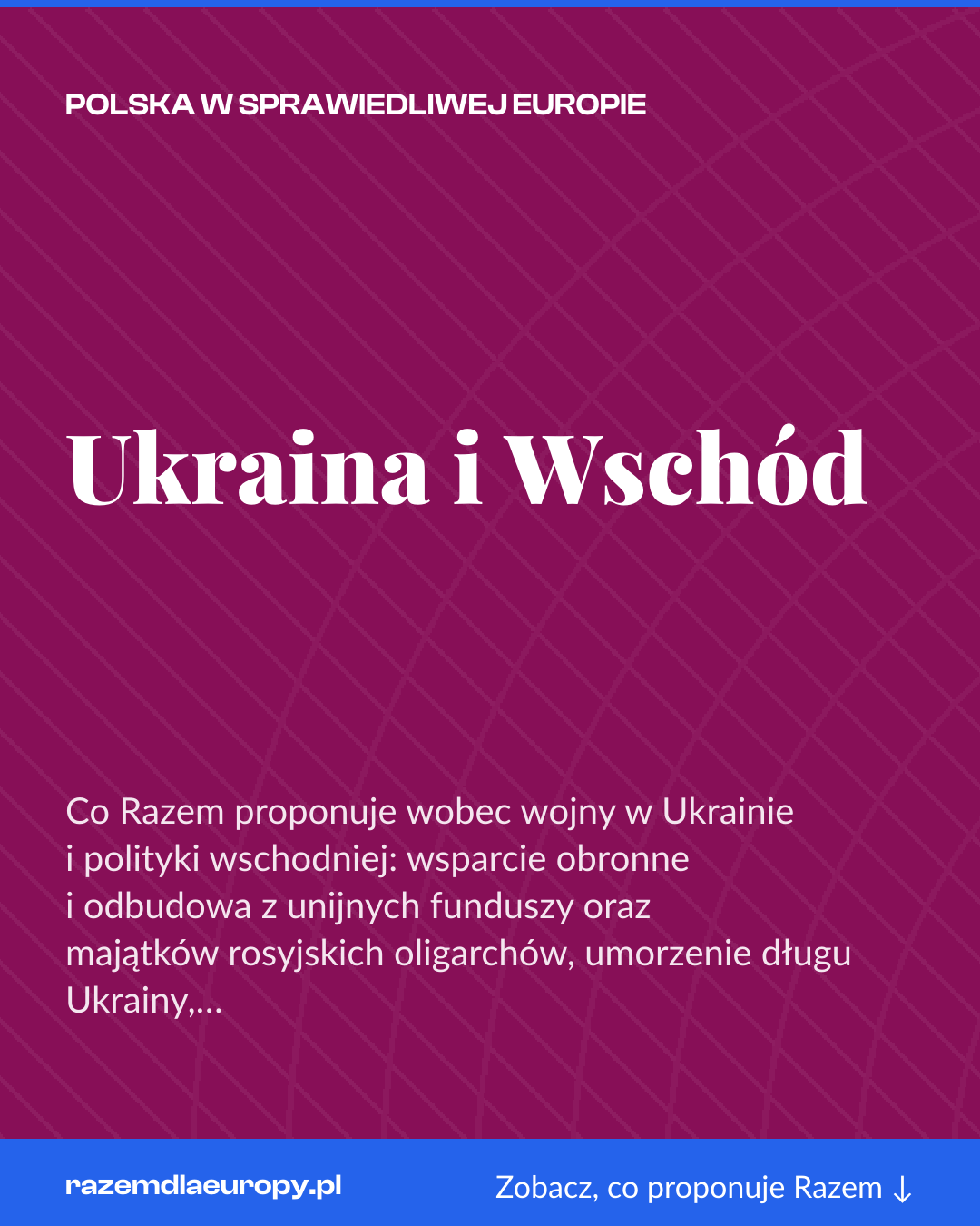 Grafika pionowa do udostępnienia: Ukraina i Wschód